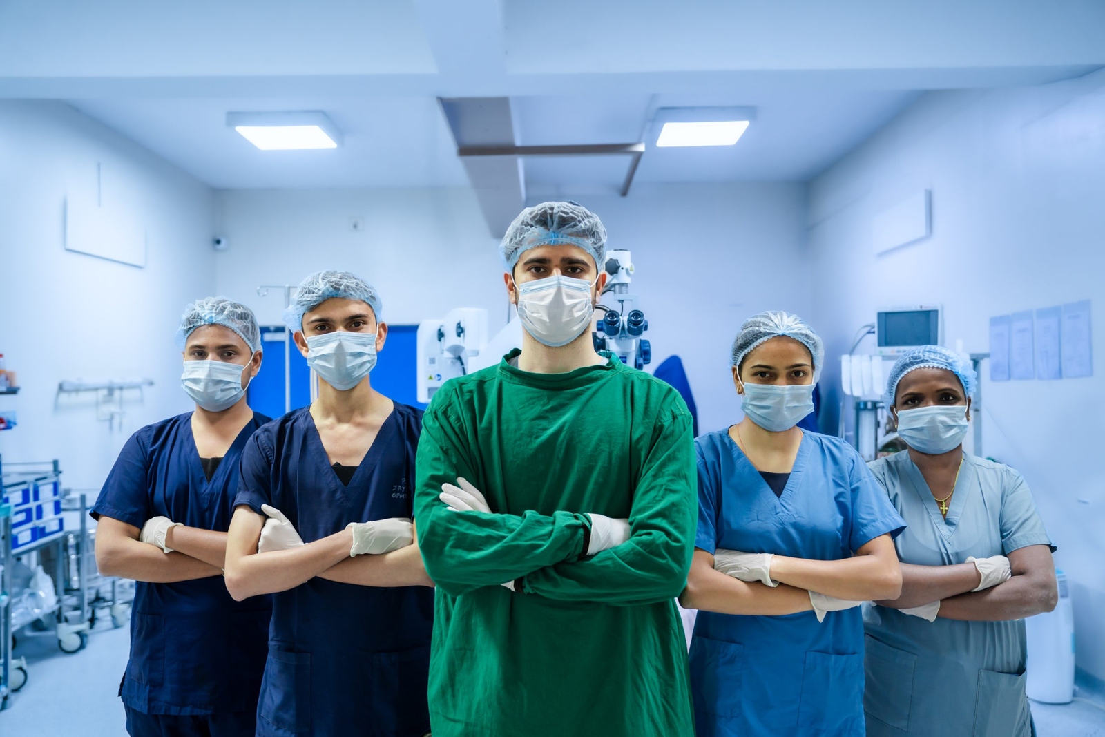 Home nursing caregiver assisting patient